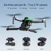 Câmera UAV Drone 2K de 3 eixos Gimbal S155 Quadcopter, prevenção de obstáculos de 360°, carga útil de 500g, retorno inteligente para casa Perfeito para presentes masculinos iniciantes e coisas para adolescentes.