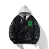 Heren Varsity Jacket Winter Dames Letter Mode Baseballjack Leren mouw Motorjas Knop College Warme parka's Rood 240113