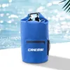 Sacos Cressi 10L 20L Saco Seco À Prova D 'Água Equipamento de Mergulho Bolsa Mergulho Snorkeling Natação Saco de Deriva com Zíper Frontal