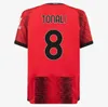 4XL 23/24 IBRAHIMOVIC GIROUD Soccer Jerseys AC 2023 away PULISIC THEO TONALI MILANS 4th Shirt ROMAGNOLI RAFA LEAO S.CASTILLEJO REIJNDERS SAELEMAEKERS R.LEAO Football