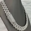 Customizable 18/20/22/24 Inches Vvs Diamond Chains 925 Silver Iced Out Moissanite Miami Necklace Cuban Link Chain