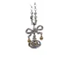 Choker Vivianeismus Westwoodismus Halskette Limited Design Glocken Bogen Saturn Halskette voller Weihnachtsatmosphäre