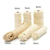 White Sisal Rope for Cat Tree Cat Scratcher Rope for Cat Scratching Post Claw Sharpener Protect Furniture Cats Toy Rope 4mm-10mm 240113