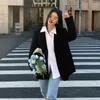 Women's Suits Long Clothing Outerwear Solid Gray Over Blazers Female Coats And Jackets Black Jacket Dress Chic Elegant Outdoor Sale