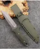 MH Camping Hunting Knives D2 Titanium Coating Blade Nylon Glass Fiber Handle Tactical Combat Fighting Knife Fixed Blade Knife