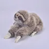 35 см милый реалистичный трехпалый ленивец плюшевые игрушки мягкие плюшевые ленивцы детские подарки на день рождения плюшевая кукла 240113