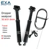 KS EXA Form 900i MTB Droper Seat Post Justerbar höjd Mountain Bike 309316mm Kabel Remote Handkontroll Hydraulsätet Tube 240113