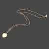 Schmuck-Designer-Halskette aus Gold und Herz-Halskette, Luxus-Schmuck, Anhänger-Halsketten, Roségold, Valentinstag-Geschenk für Frauen mit Box