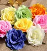 Rose Köpfe künstliche Blumen Rose Plastik Blumen Gefälschte Blumen hochwertige Seidenblumen WF0084967493