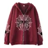 Designer Men's Spider Hoodie Pants Par Style Casual Sweatshirt Loose Fashion Blazer Hoodie tröja