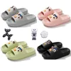 GAI GAI GAI DIY Fashion Shoes Chain Creative Cartoon Dog Women Lychee Warm Home Slides Platform Bubble Slippers