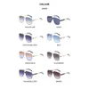 2023 New Steampunk Square Cut Edge Sunglasses Men's Fashion Shades