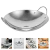 Pans Stainless Steel Pot Cooking Household Kitchen With Double Handles