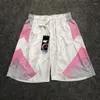 Tafelmatten Zomersport Basketbalshorts Los onder de knie Cotton Candy-serie Ademende training