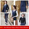 Dwuczęściowe spodnie dla kobiet formalne mundury projekty kobiet garnitury biznesowe jesień elegancka krata dla profesjonalistych damskich biuro noszenie ol style