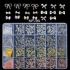 Kit de décoration d'ongles papillon 3D en alliage, breloques en résine et pierres précieuses pour mélange d'art, accessoires d'ongles en cristal, outil 240113