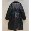 2024 Marque de luxe Doudoune Femme Mode Manteau d'hiver Manteau long avec ceinture Tendance chaude Parka Femme Coton Grande poche Manteau décontracté prd