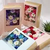 1pc مصنوعة يدويًا DIY Rose Soap Flower Book Gift Gift Boxvalentine's Box Box Party Supplies 240113