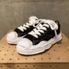 CO markalı Maison Mihara Yasuhiros Mmy Ayakkabılar Destek Ayakkabı Erkek Ayakkabı Kadın Sevenler Tuval Vintage Dantel Up Katı Sneaker
