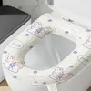 Toilet Seat Covers Waterproof EVA Cover Mat Sticky Lid Pad Bidet Thicken Universal Easy To Clean Bathroom Accessory