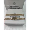 Halsband Vivianeism Westwoodism Halskette 23 Herbst/Winter Neuer Gürtelkopf Kubanische Halskette Personalisierter Modeschmuck für Damen Herren55955252