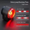 Lights Smart Alarm Bike Taillight Brake Sensor Antitheft Cykel bakre ljus USB -laddning Bright LED Fjärrkontroll MTB BAKSLAMP