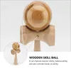 1PC 6CM Houten Kendama Grappige Splicing Vaardigheid Creatieve Kendama Vaardigheid Bal Voor Yard Stadion Home Park Zwaard bal 240113