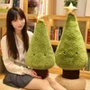 Réaliste arbre de noël en peluche peluche poupée oreiller vacances décoration de la maison ornement bébé enfant petite amie cadeau 240113
