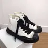 CO Brand Maison Mihara Yasuhiros Scarpe disciolte Mmy Mensthick Sole High Top Top Canvas Women Women Classic Pure Black White Lovers Shoes Casual Shoes