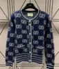 Concepteur femmes col en V Cardigan pull de luxe GGity femme Vintage tricot chandails surdimensionné pull hauts