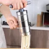 Utensile da cucina pratico per pasta in acciaio inossidabile per uso domestico a cinque teste, macchina manuale a manovella 240113