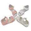 Sandalen 1 paar bloemenmeisje orthopedische steunzool binnen 15,8-19 cm kindermode kinderschoenen