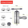 Manual Noodle Machine 304 Stainless Steel Maker Press Pasta Crank Cutter Cookware Making Spaghetti Kitchen Tools 240113