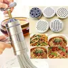 5 Mould Manual Noodle Maker Press Pasta Machine Spaghetti Making Stainless Steel Fruit Cutter Juicer Kitchen Tool 240113