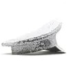 Basker paljetter Captain Hat Shimmering Mirrored for Disco House Cocktail Parties