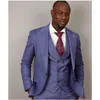 Men's Suits Formal For Men Slim Fit 3 Pieces One Button Business Custome Homme Blazer Sets Wedding Groom Tuxedo Male Elegant Dress