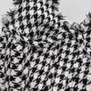 女性用戦車トレンディな猟犬編みベストコルセット滑走路女性Vネックエッジングスリムタンクトップ2024高品質のクラシックセクシーY2K服