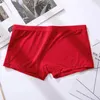 Mutande Boxer in seta di ghiaccio Uomo Maschio Sexy Vita bassa Traspirante Senza cuciture Mutandine da uomo Intimo Lingerie Intimo Boxer