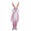 Volwassen maat Nieuwste paashaas mascottekostuum cartoon thema karakter carnaval unisex halloween carnaval volwassenen verjaardagsfeestje fancy outfit voor mannen vrouwen