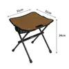 Camp Furniture Folding Camping Stool Collapsible Adults Compact Foldable Footstool Saddle Foot Hiking Beach Fishing Chair