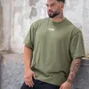 022 Men printed Loose short sleeve T-shirt summer fashion Bodybuilding Fitness tops men's short-sleeved Comfortable tops M-3XL 240113