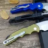 Protech TR-5 Auto Folding Knife 3.25 "D2 Stonwashed Plain Blade Aluminium Handlar EDC Outdoor Tactical Self Defense Hunting Camping Knives- T501