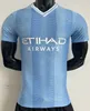 23 24プレーヤーサッカージャージHaaland de Bruyne Phillips Mans Cities Grealish Ferran Mahrez Foden Bernardo Cancelo Z Rodrigo Football Shirt Men Kids Kit Uniforms Tops