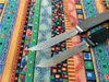 Original Slenderman/SLM OTF Automatisk kniv D2 Steel Blade, Aviation Aluminium T6-6061 Handtag, Titaniumlegering TC4+ keramiska pärlor bak, taktiska kamrivar