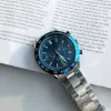 New Tog Men 's Men Luxury Watch Quartz Movement Carrera Calendar 모든 크로노 그래프 다이얼 작업 스테인레스 스틸 스트랩 실리콘 벨트 시계 3 개의 눈 BA0842