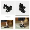 Hoge hakken modeschoenen ballet echt leer open op formele dikke hiel slingbacks sandalen ballet flat designer schoen loafer designer vrouw