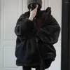 女性の毛皮の冬のコート女性ラムミンクベルベットルーズ濃厚な黒人女性