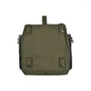 Jachtjassen TW-P044 Delustering TwinFalcons Tactische MOLLE Zip-On Panel Voor Vest Militaire Rits Pack Bag 500D Cordura