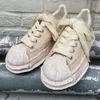 Maison Mihara Yasuhiros Shell Head Mmy Blakey Dissous chaussures Mens Casual Shoe Femmes épaisse semelles Vintage de détresse Vintage Chaussures