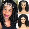 Dreadlock Braided Headband s Synthetic Goddess Faux Nu Locs Curly Freetress Twist Crochet Hair For Black White Women 240113